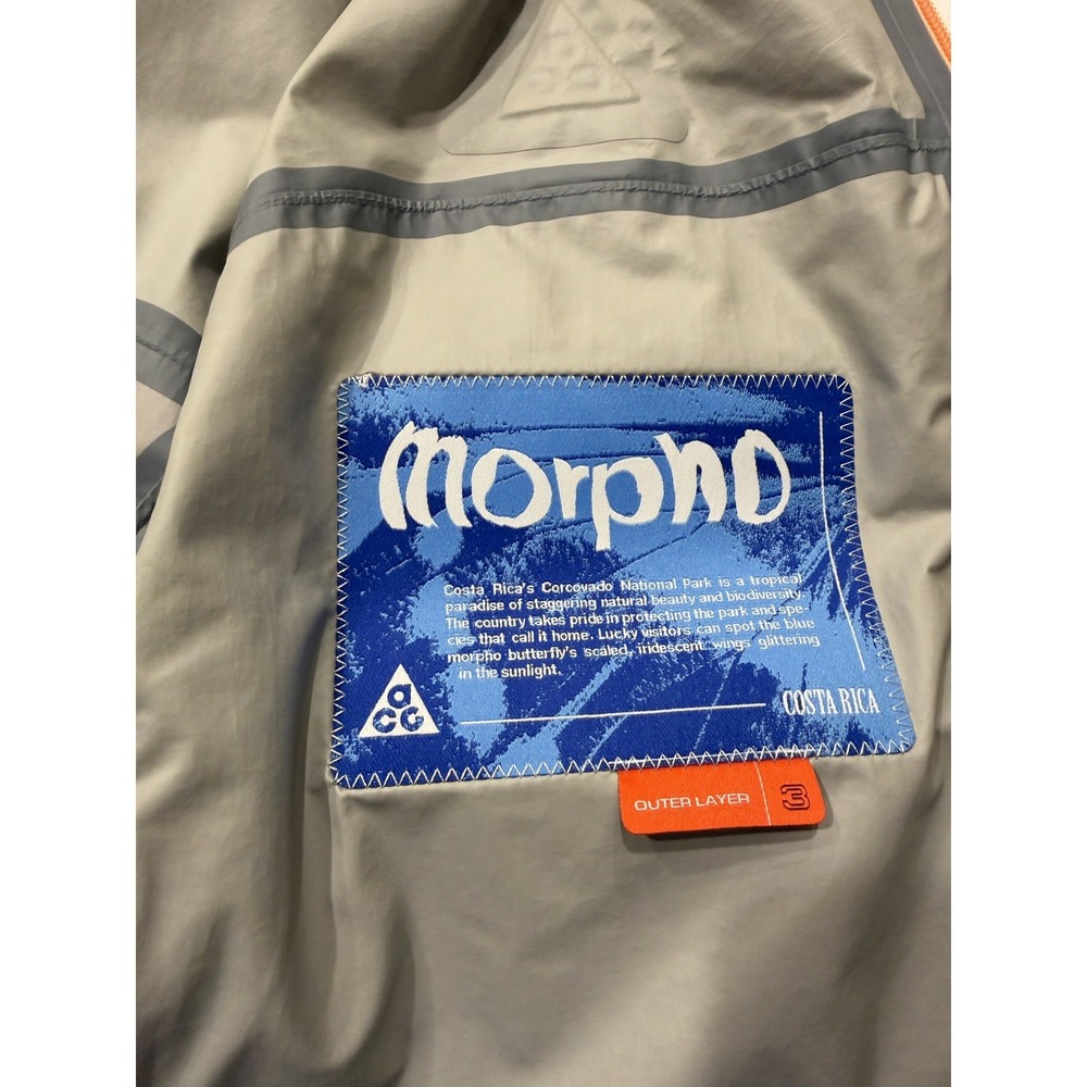 Nike Wmns ACG Morpho Storm-Fit ADV Rain Jacket White HJ0246-110 Womens Small NWT - Picture 6 of 10